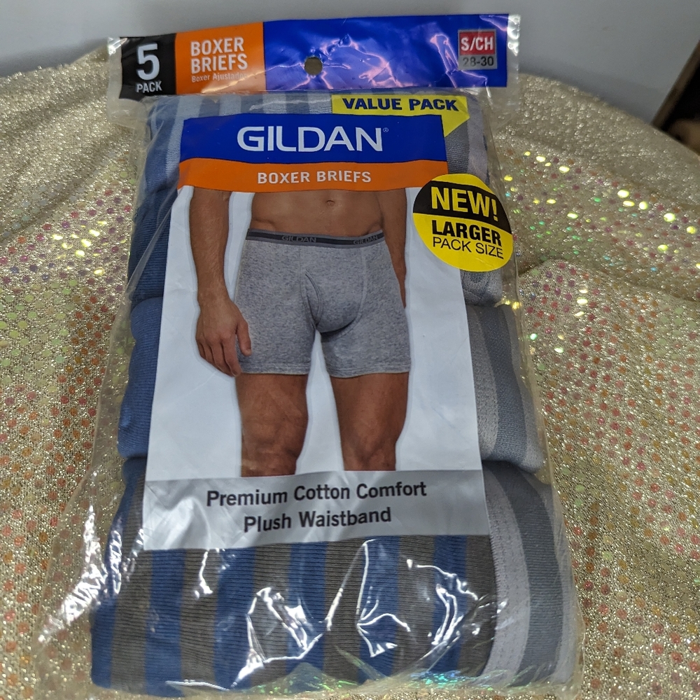 Men's boxer briefs size small multiple colors